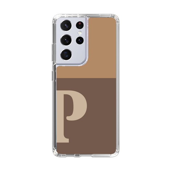 Slim Protection Case［ Original - initial two tone - P brown ］