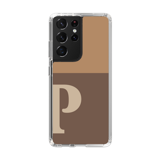 Slim Protection Case［ Original - initial two tone - P brown ］