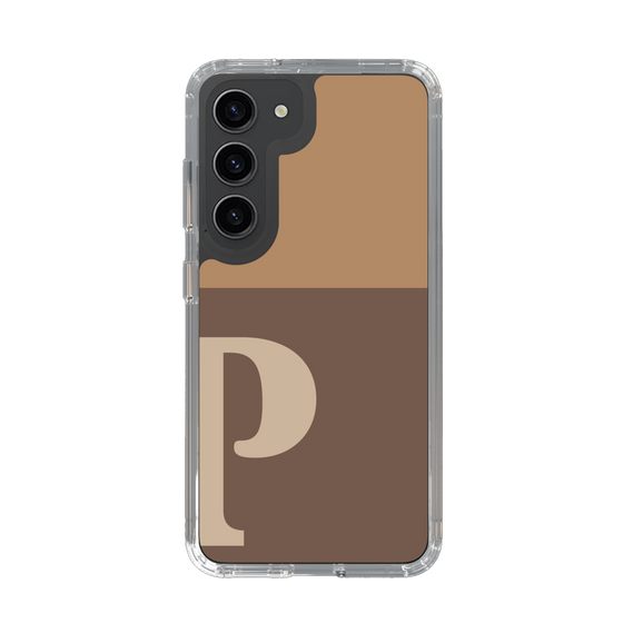 Slim Protection Case［ Original - initial two tone - P brown ］