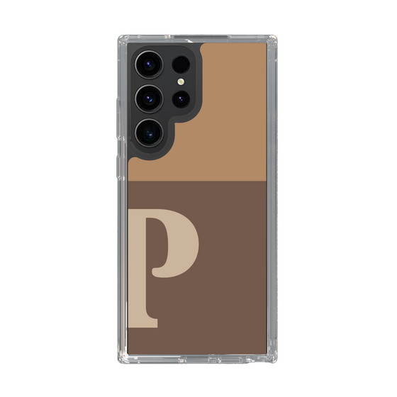 Slim Protection Case［ Original - initial two tone - P brown ］