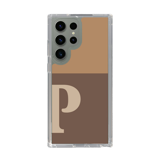 Slim Protection Case［ Original - initial two tone - P brown ］
