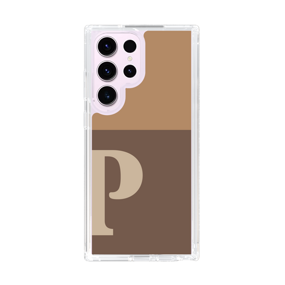 Slim Protection Case［ Original - initial two tone - P brown ］