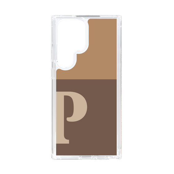 Slim Protection Case［ Original - initial two tone - P brown ］