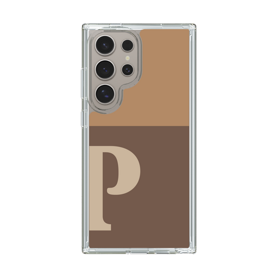 Slim Protection Case［ Original - initial two tone - P brown ］