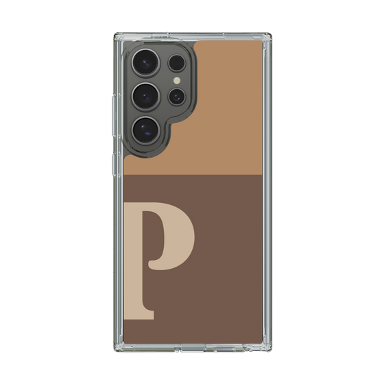 Slim Protection Case［ Original - initial two tone - P brown ］