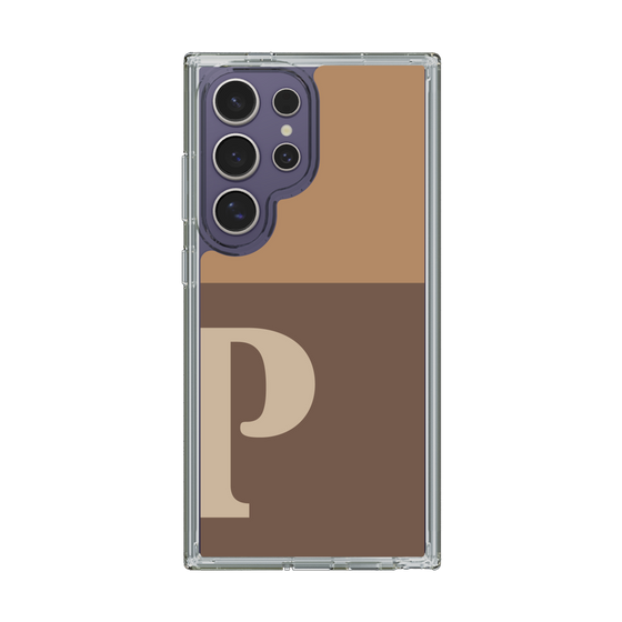 Slim Protection Case［ Original - initial two tone - P brown ］