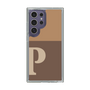 Slim Protection Case［ Original - initial two tone - P brown ］