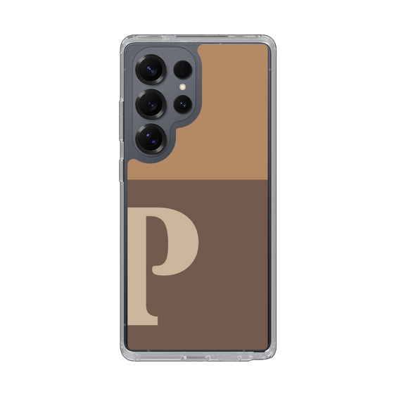 Slim Protection Case［ Original - initial two tone - P brown ］