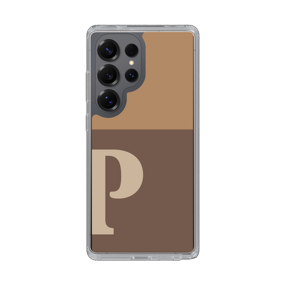 Slim Protection Case［ Original - initial two tone - P brown ］