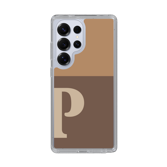 Slim Protection Case［ Original - initial two tone - P brown ］
