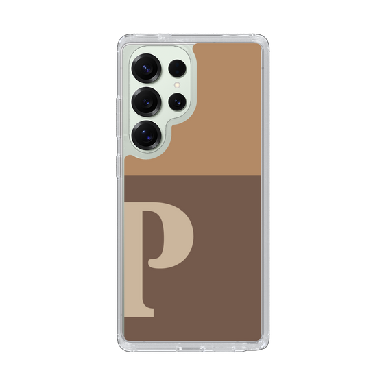 Slim Protection Case［ Original - initial two tone - P brown ］