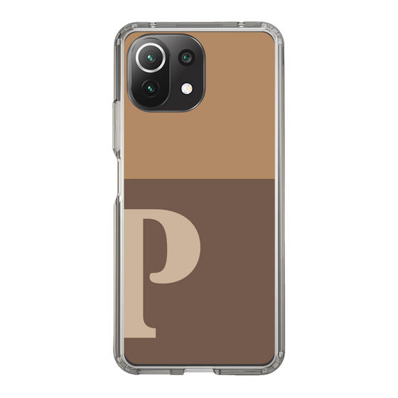 Slim Protection Case［ Original - initial two tone - P brown ］