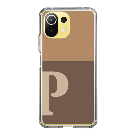 Slim Protection Case［ Original - initial two tone - P brown ］