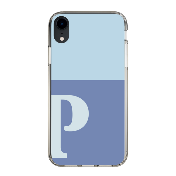 Slim Protection Case［ Original - initial two tone - P blue ］