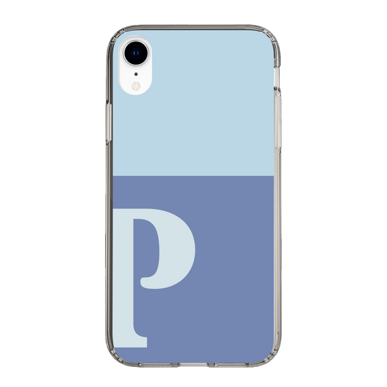 Slim Protection Case［ Original - initial two tone - P blue ］