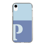 Slim Protection Case［ Original - initial two tone - P blue ］