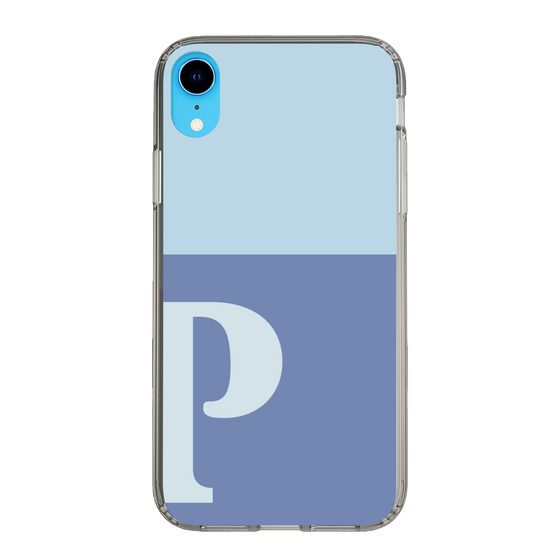 Slim Protection Case［ Original - initial two tone - P blue ］