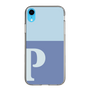 Slim Protection Case［ Original - initial two tone - P blue ］