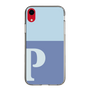 Slim Protection Case［ Original - initial two tone - P blue ］