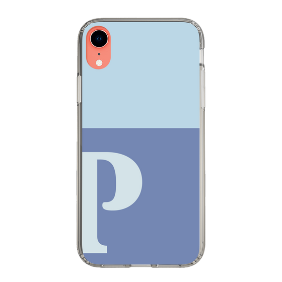 Slim Protection Case［ Original - initial two tone - P blue ］