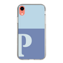 Slim Protection Case［ Original - initial two tone - P blue ］