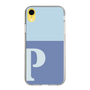 Slim Protection Case［ Original - initial two tone - P blue ］