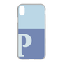 Slim Protection Case［ Original - initial two tone - P blue ］