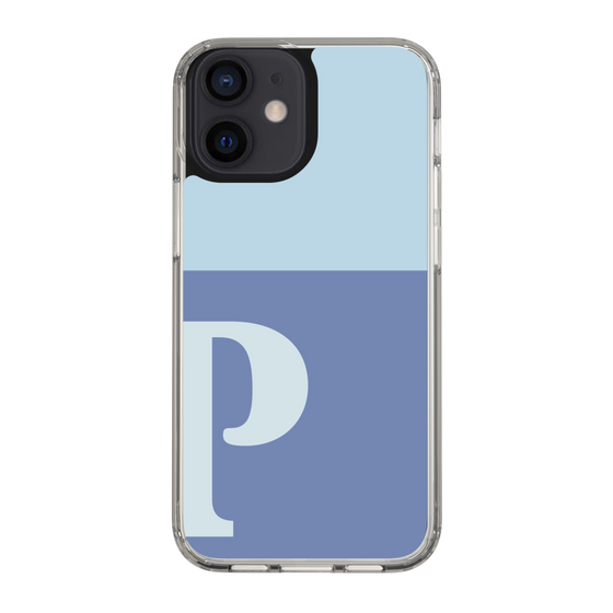 Slim Protection Case［ Original - initial two tone - P blue ］