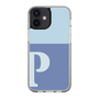 Slim Protection Case［ Original - initial two tone - P blue ］