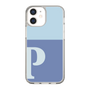 Slim Protection Case［ Original - initial two tone - P blue ］