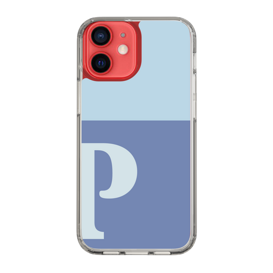 Slim Protection Case［ Original - initial two tone - P blue ］