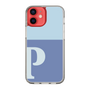 Slim Protection Case［ Original - initial two tone - P blue ］