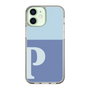 Slim Protection Case［ Original - initial two tone - P blue ］