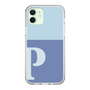Slim Protection Case［ Original - initial two tone - P blue ］
