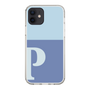 Slim Protection Case［ Original - initial two tone - P blue ］