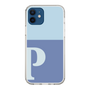 Slim Protection Case［ Original - initial two tone - P blue ］