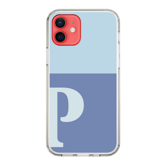 Slim Protection Case［ Original - initial two tone - P blue ］
