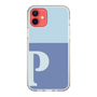 Slim Protection Case［ Original - initial two tone - P blue ］