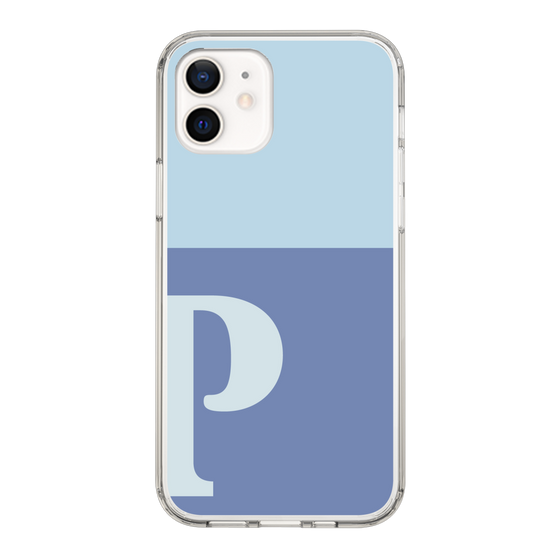 Slim Protection Case［ Original - initial two tone - P blue ］