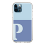Slim Protection Case［ Original - initial two tone - P blue ］