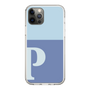 Slim Protection Case［ Original - initial two tone - P blue ］