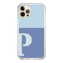 Slim Protection Case［ Original - initial two tone - P blue ］