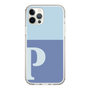 Slim Protection Case［ Original - initial two tone - P blue ］