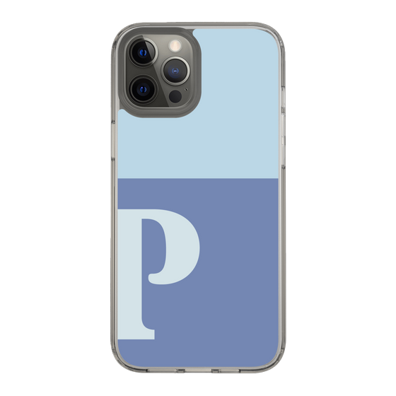 Slim Protection Case［ Original - initial two tone - P blue ］