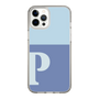 Slim Protection Case［ Original - initial two tone - P blue ］