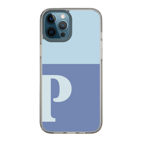 Slim Protection Case［ Original - initial two tone - P blue ］