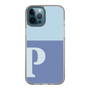 Slim Protection Case［ Original - initial two tone - P blue ］