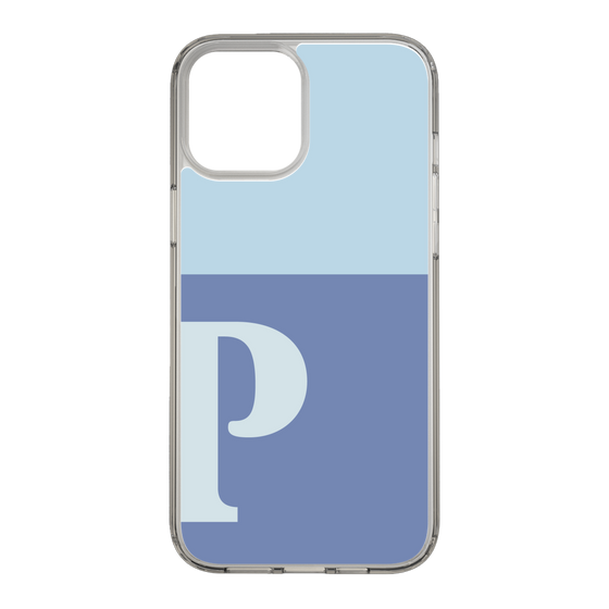Slim Protection Case［ Original - initial two tone - P blue ］