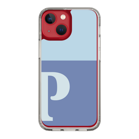 Slim Protection Case［ Original - initial two tone - P blue ］