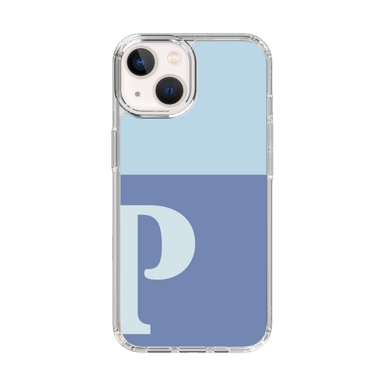 Slim Protection Case［ Original - initial two tone - P blue ］